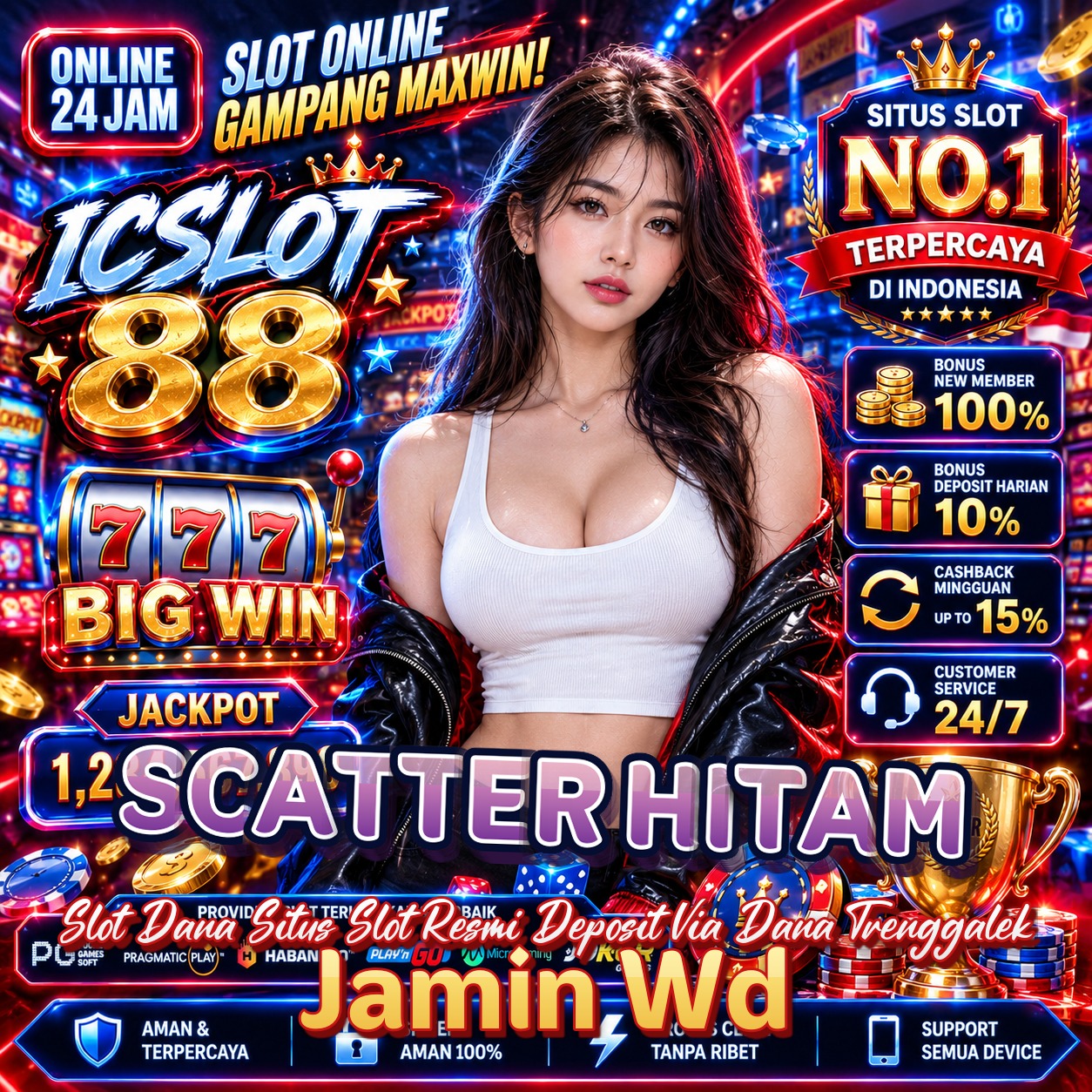 SCATTER HITAM