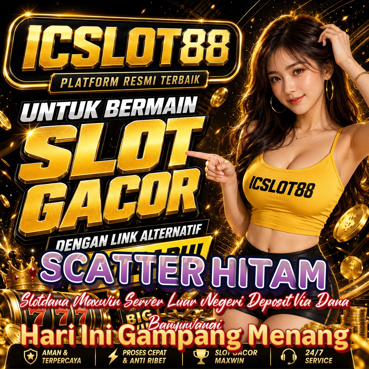 SCATTER HITAM